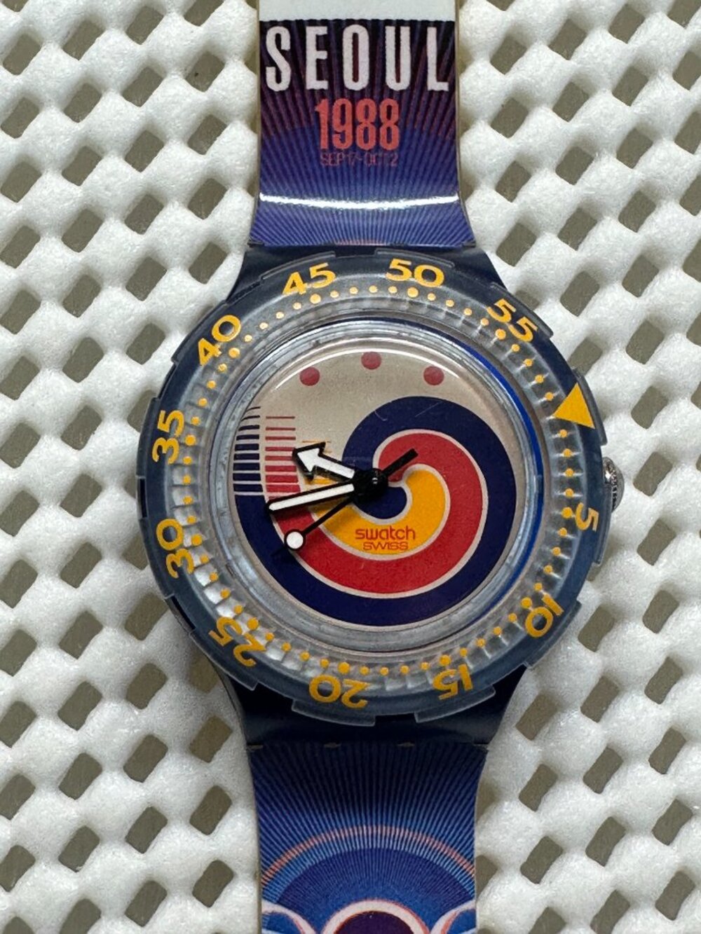 Swatch Watch Scuba 200 Seoul SDZ100 Vintage 1994